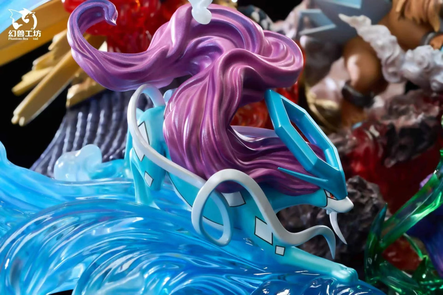 Preventa Resina Ho-Oh & Bestias Legendarias Figura Pokemón Phatom Beast  Estudio