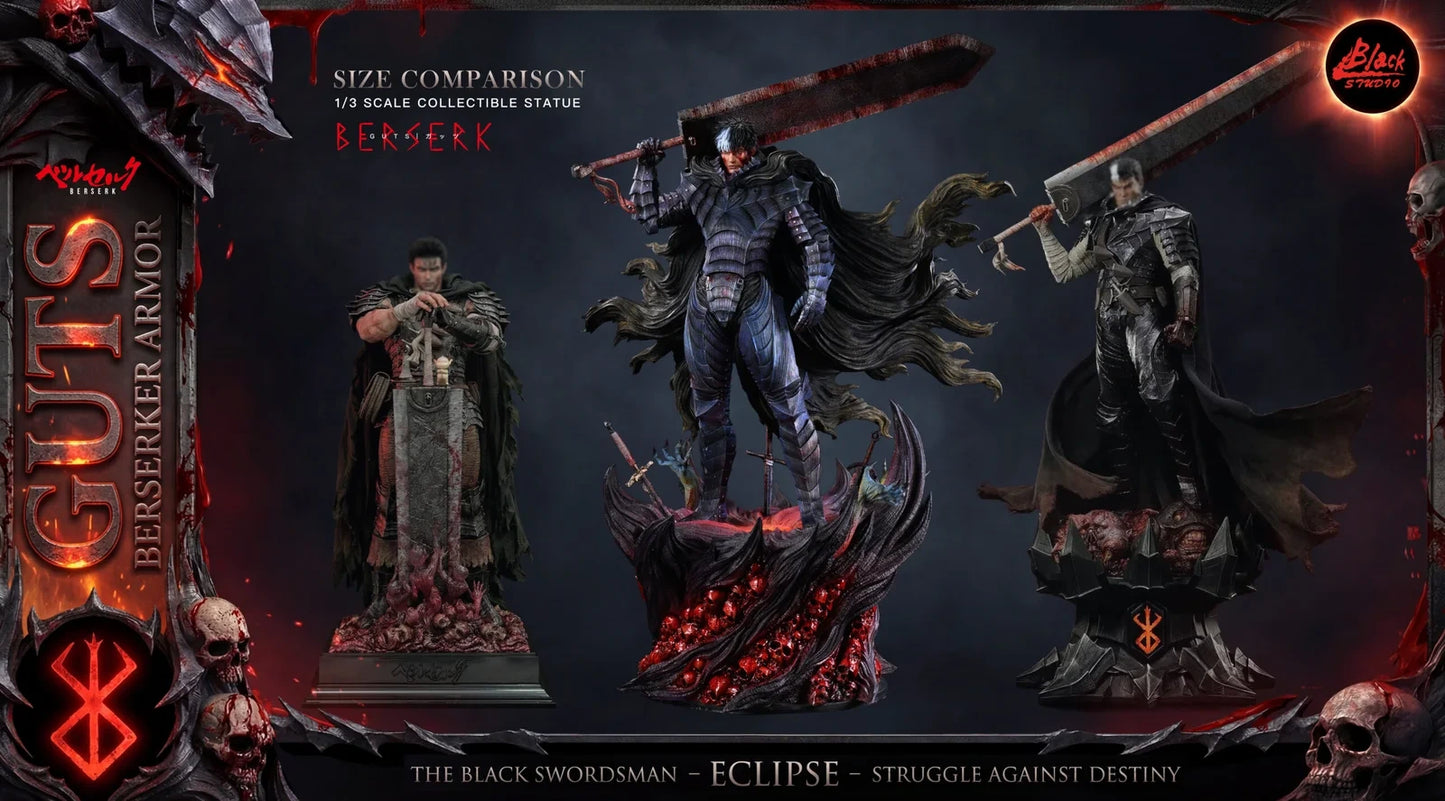 Preventa Resina Guts Figura Berserk Black Estudio