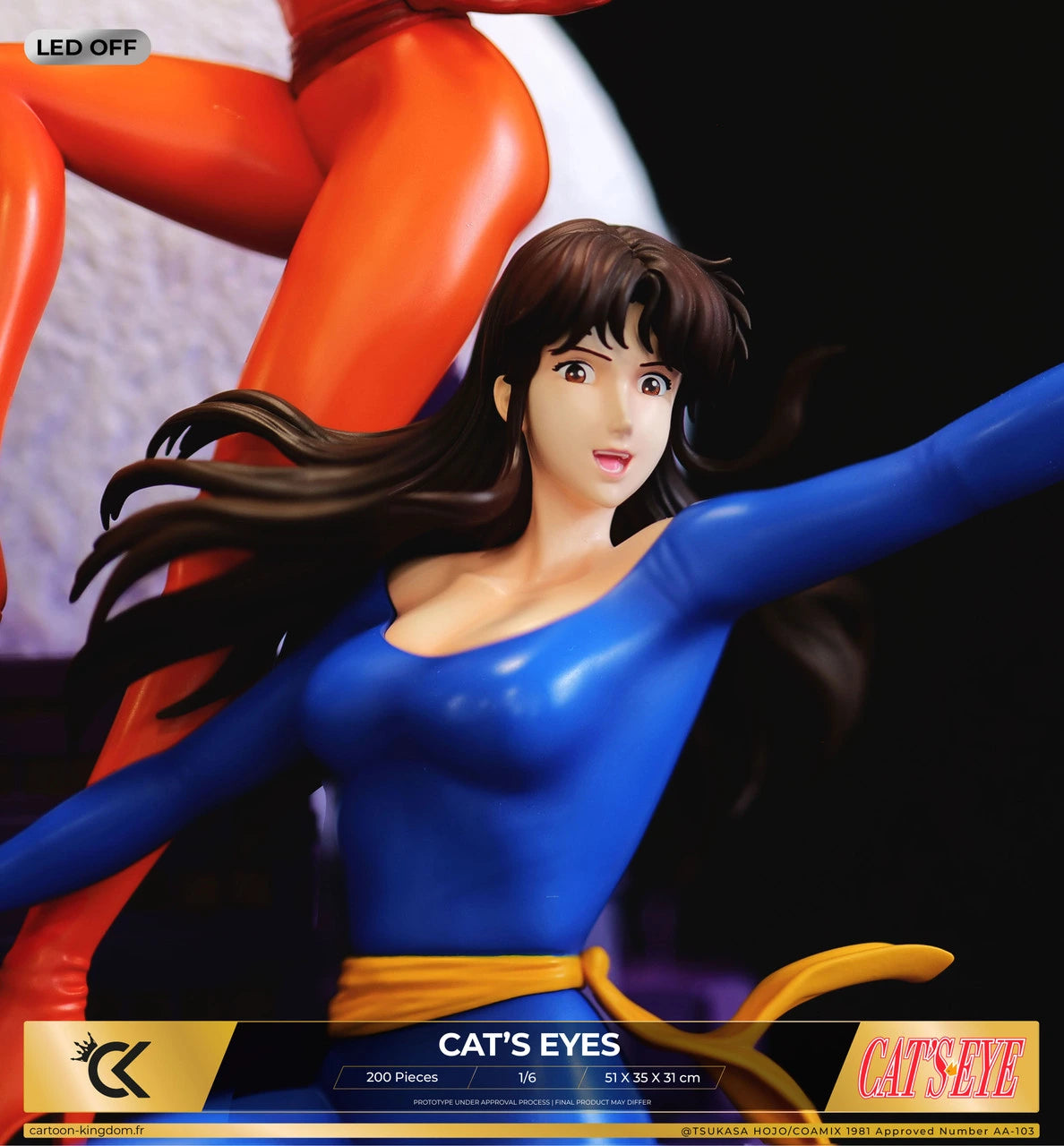 Preventa Resina Hermanas Kisugi Figura Cat's eyes Cartoon Kigdom (Licencia) Estudio
