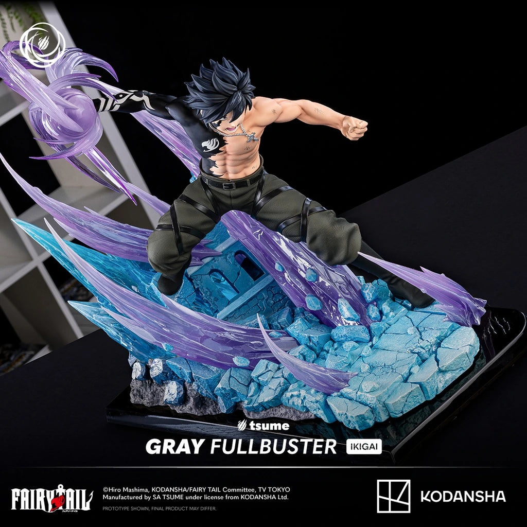Preventa Resina Gray Fullbuster  Figura Fairy Tail Tsume Art (Licencia) Estudio