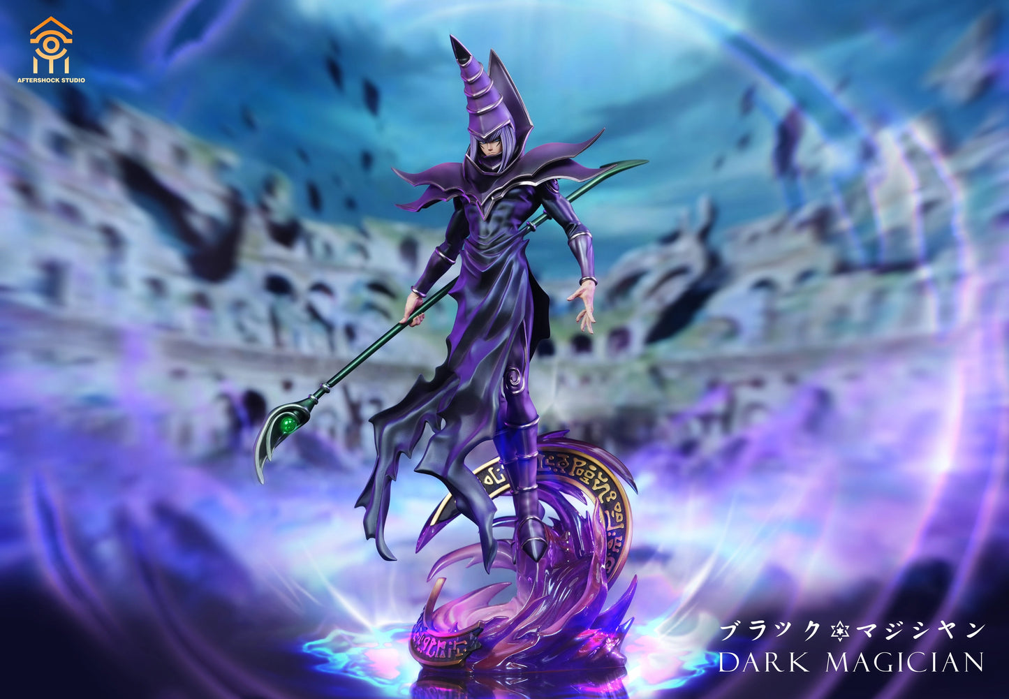 Preventa Resina Mago Oscuro Figura Yu-Gi-Oh! Aftershock Estudio