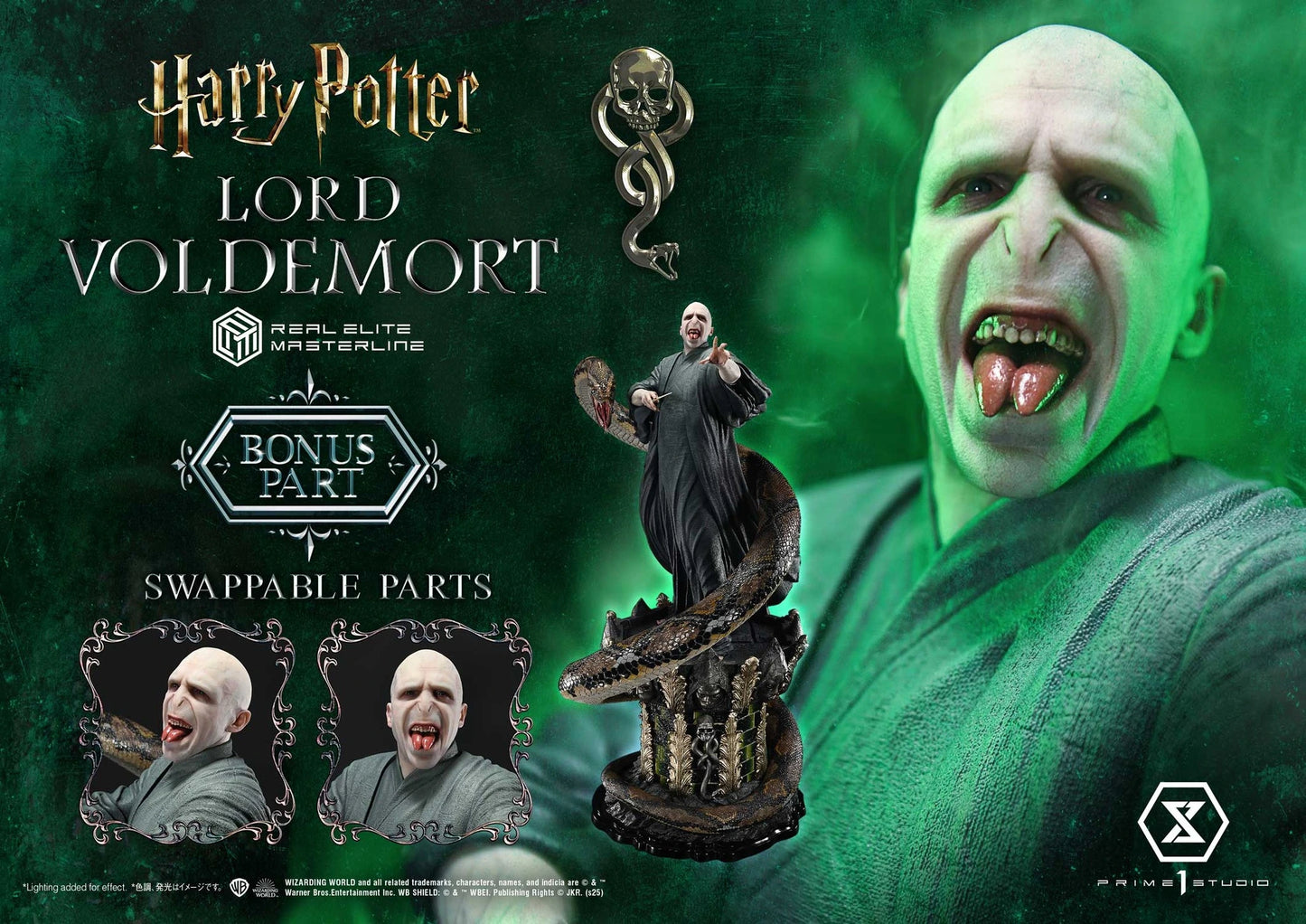 Preventa Resina Lord Voldemort Figura Harry Potter Prime 1 (Licencia) Estudio