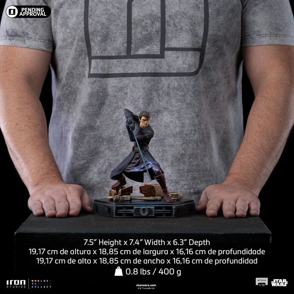 Preventa Resina Anakin Skywalker Figura Star Wars: La guerra de los clones  Iron (Licencia) Estudio