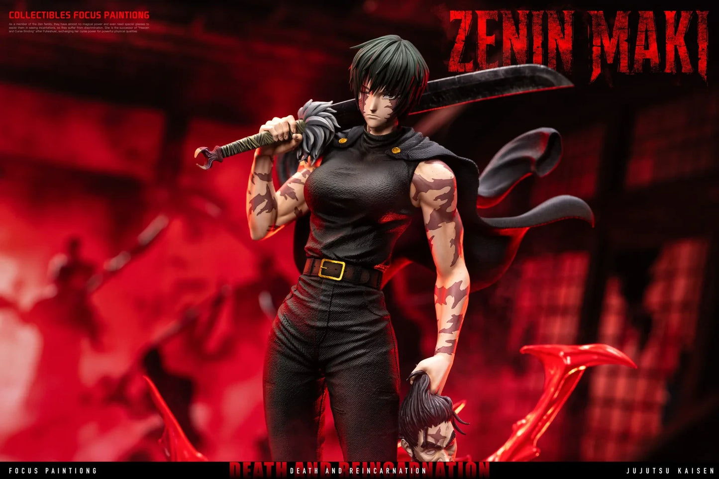 Preventa Resina Zenin Maki Figura Jujutsu Kaisen 1/6 BBA Estudio