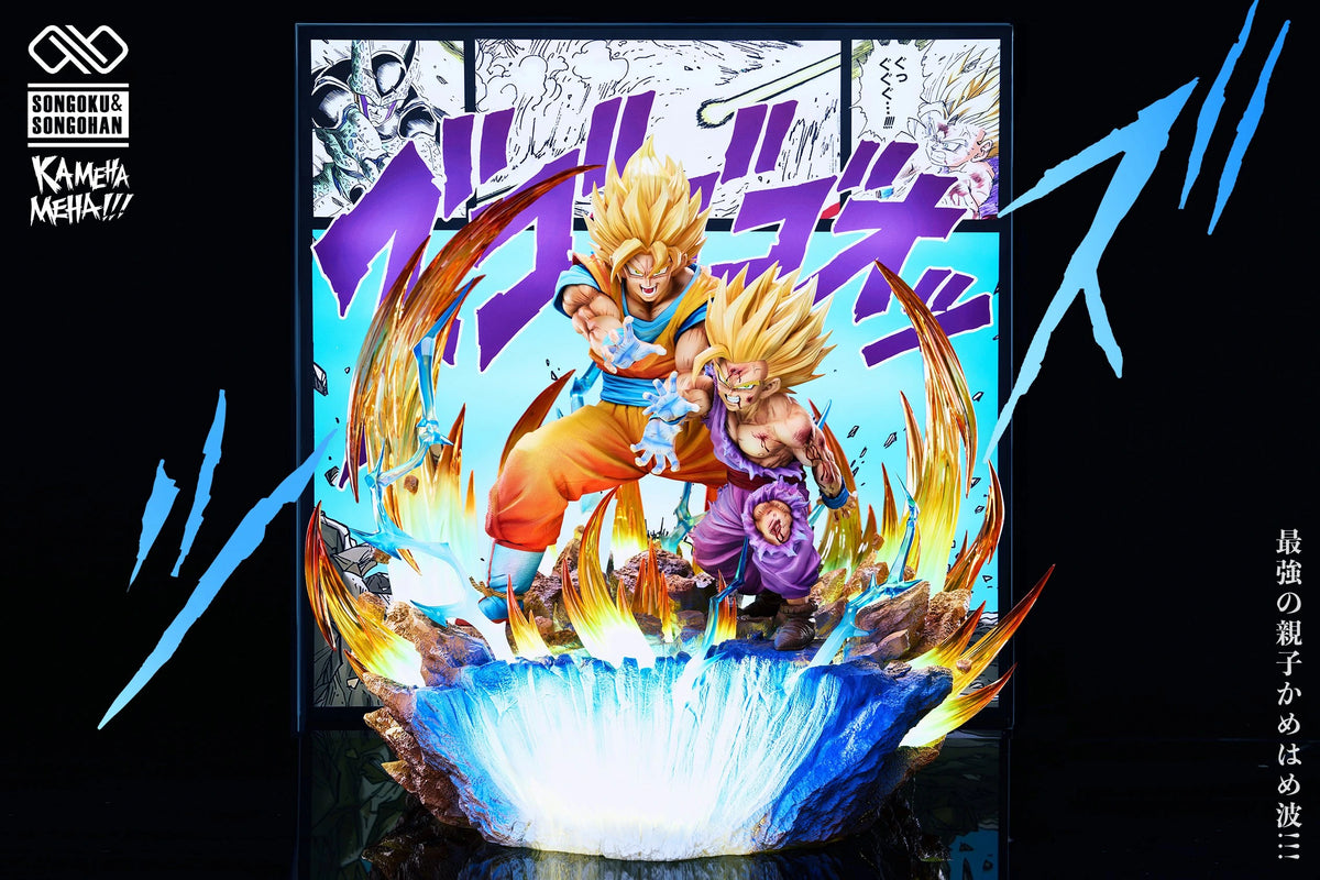 Preventa Resina Goku & Gohan Figura Dragon Ball 1/6, 1/4 Infinite Estudio