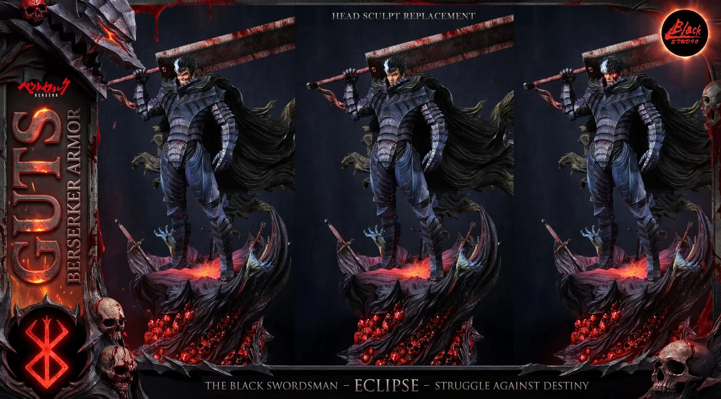 Preventa Resina Guts Figura Berserk Black Estudio