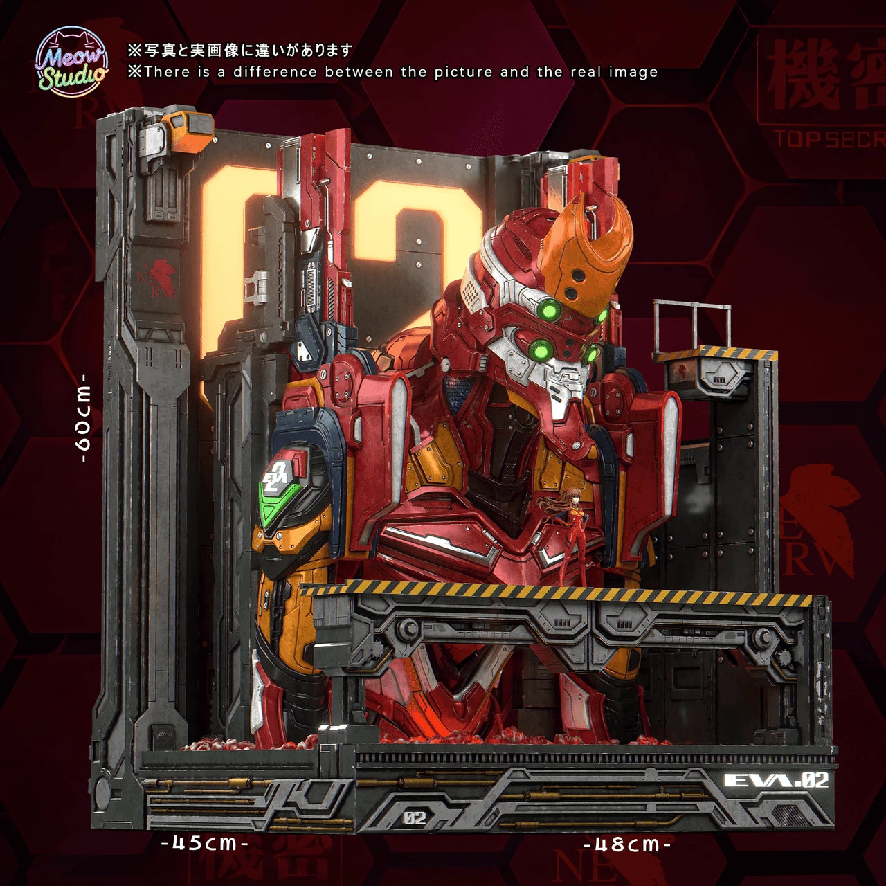 Preventa Resina EVA-02 & Asuka Figura Evangelion  MEOW Estudio