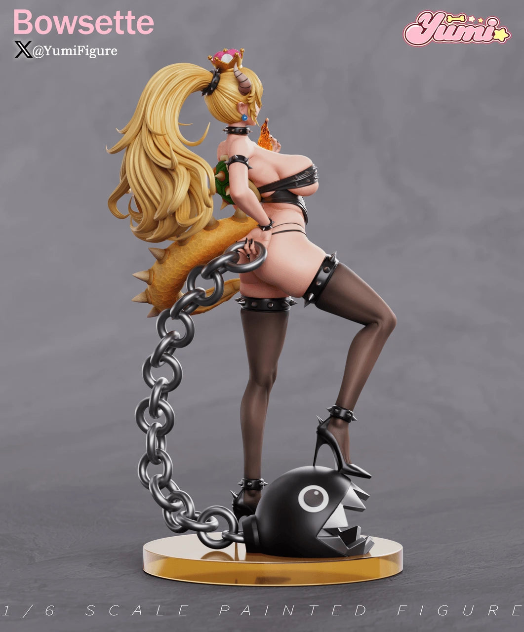 Preventa Resina Bowsette Figura Mario Bros Yumi Estudio