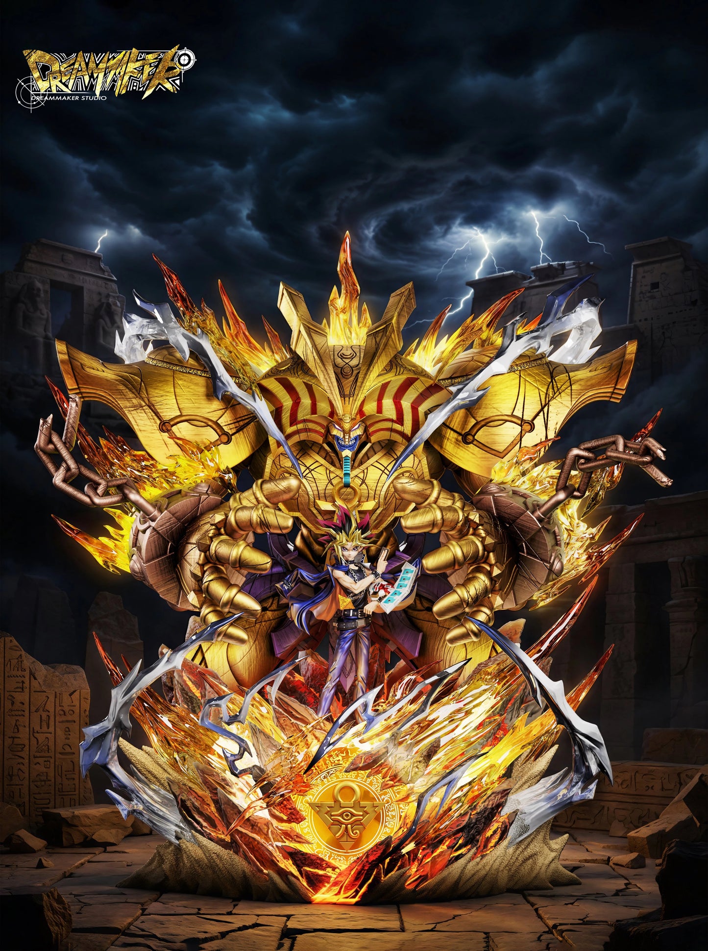 Preventa Resina Yugi Muto Figura Yu-Gi-Oh! Dreammaker Estudio