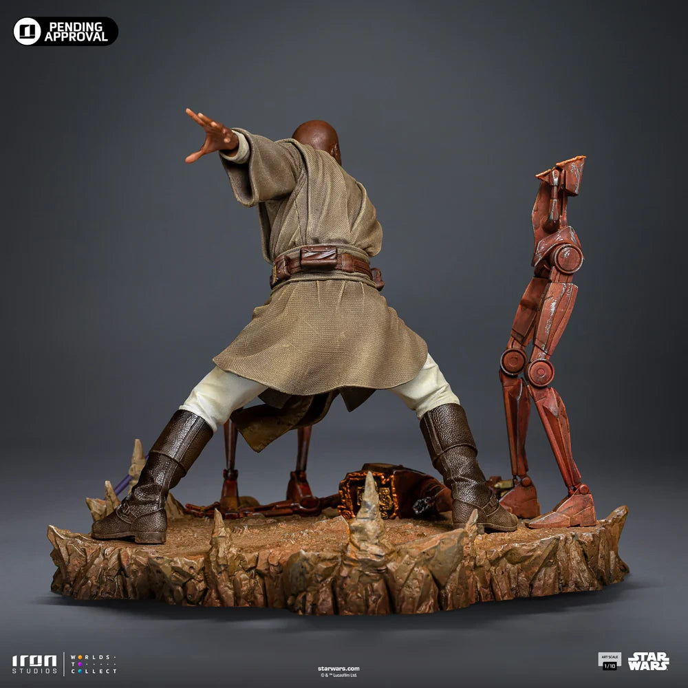 Preventa Resina Mace Windu Figura Star Wars Iron (Licencia) Estudio