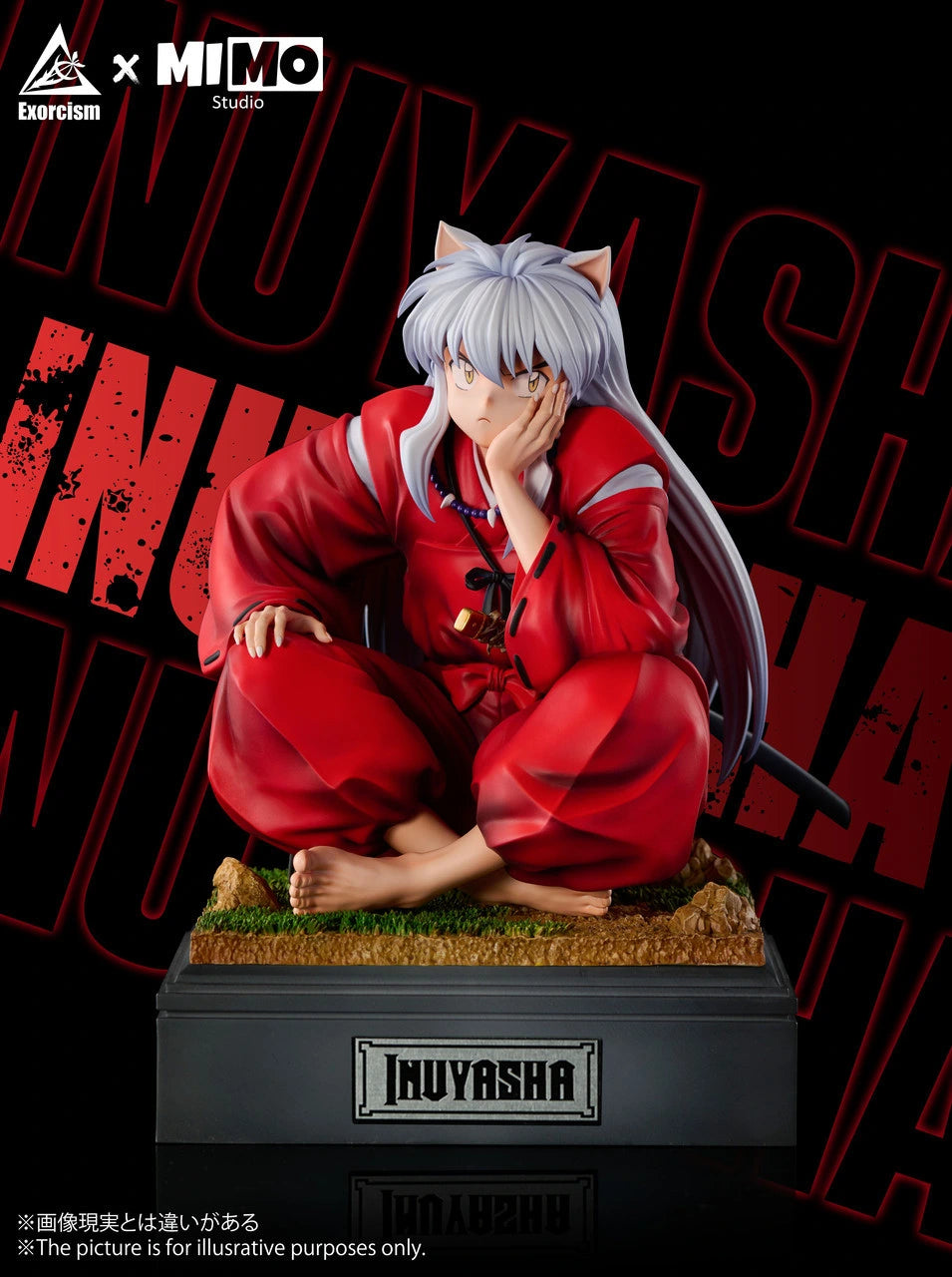 Preventa Resina Inuyasha Figura Inuyasha Exorcism & Mimo Estudio