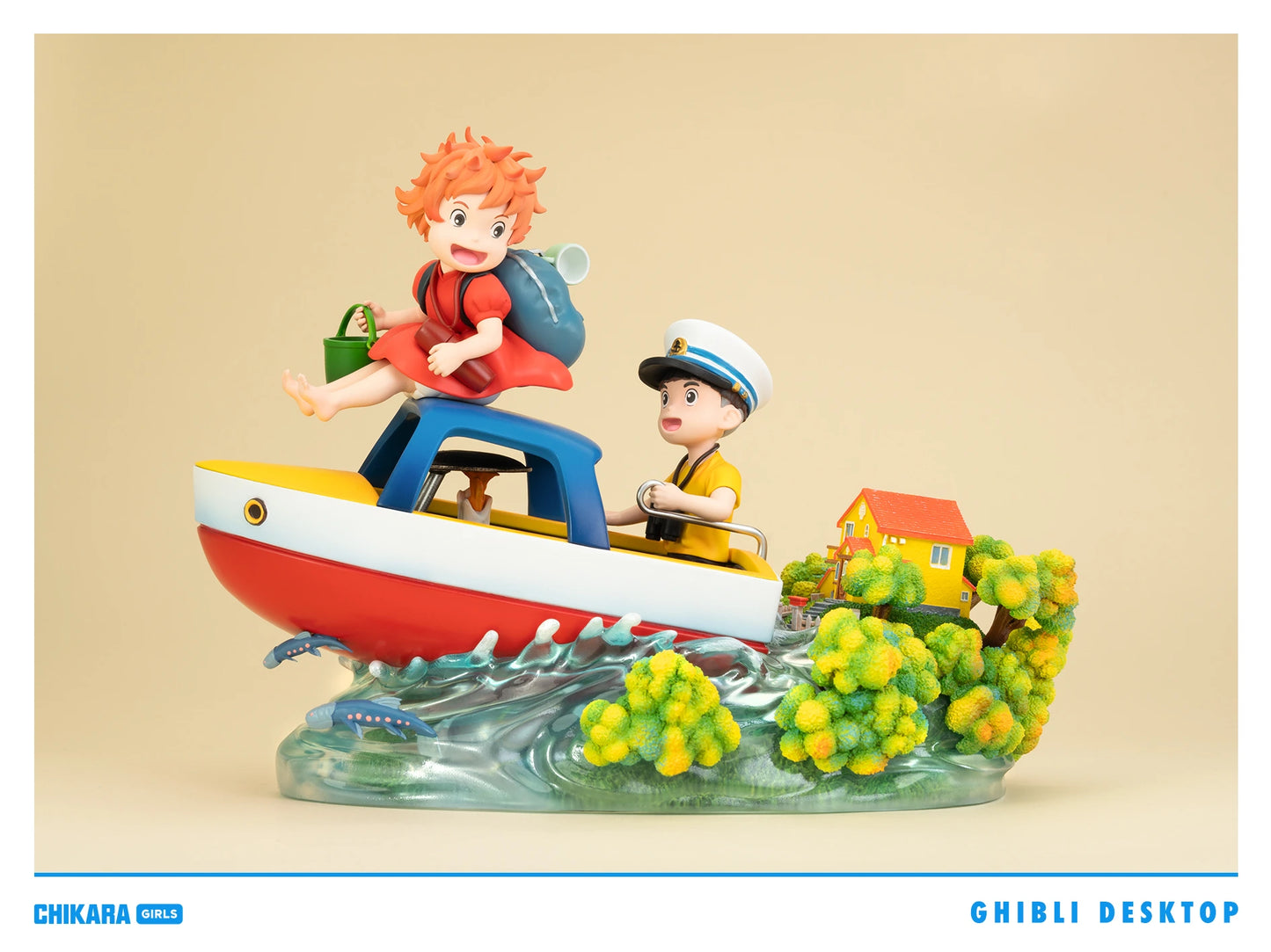 Preventa Resina Sosuke & Ponyo Figura Ponyo y el secreto de la sirenita Chikara Estudio