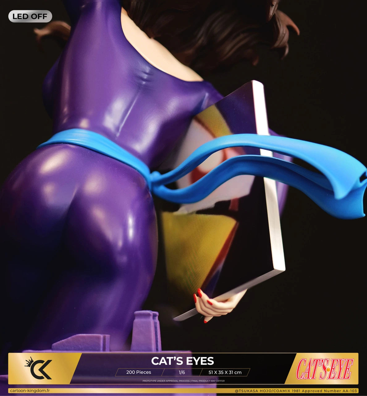Preventa Resina Hermanas Kisugi Figura Cat's eyes Cartoon Kigdom (Licencia) Estudio