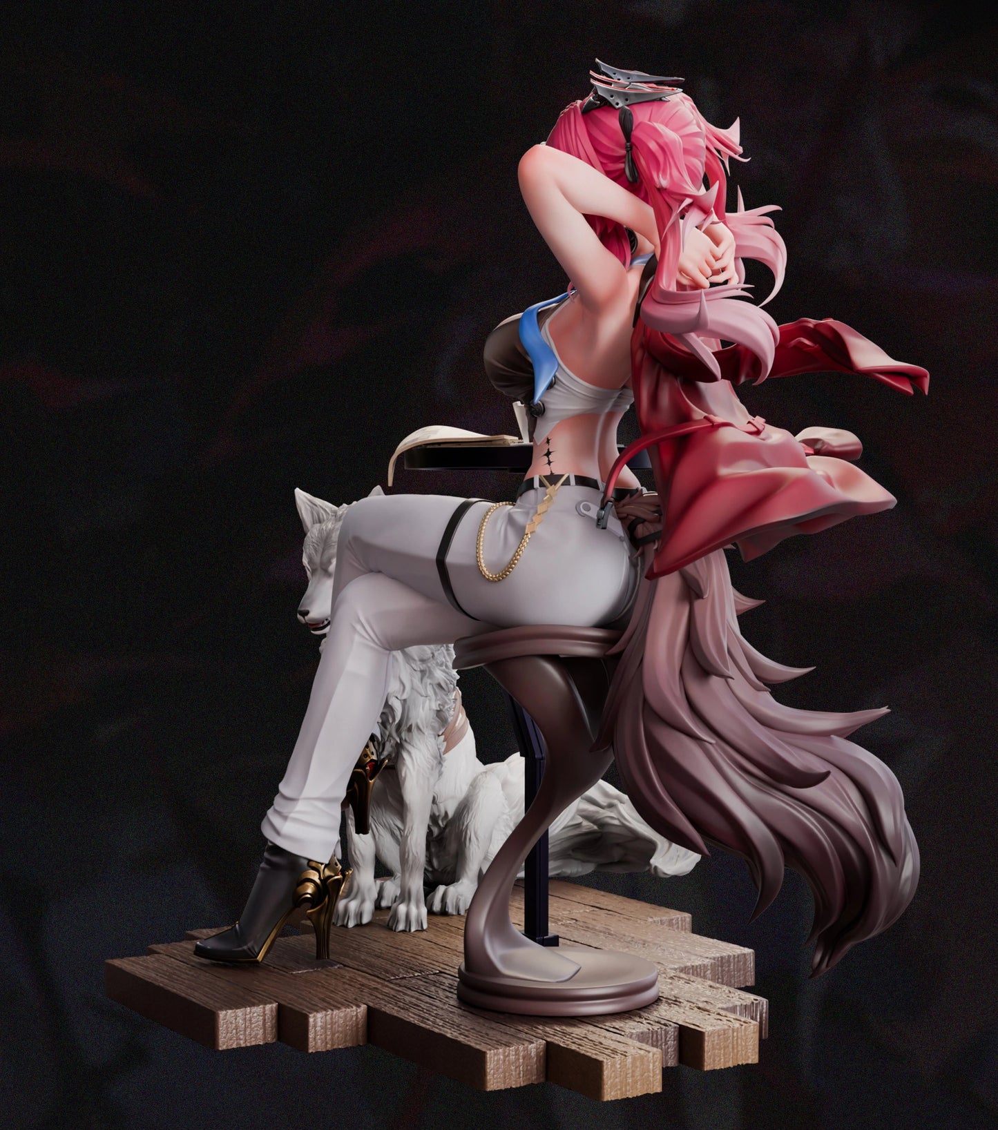 Preventa Resina Lupa Figura Wuthering Waves MiYin Estudio