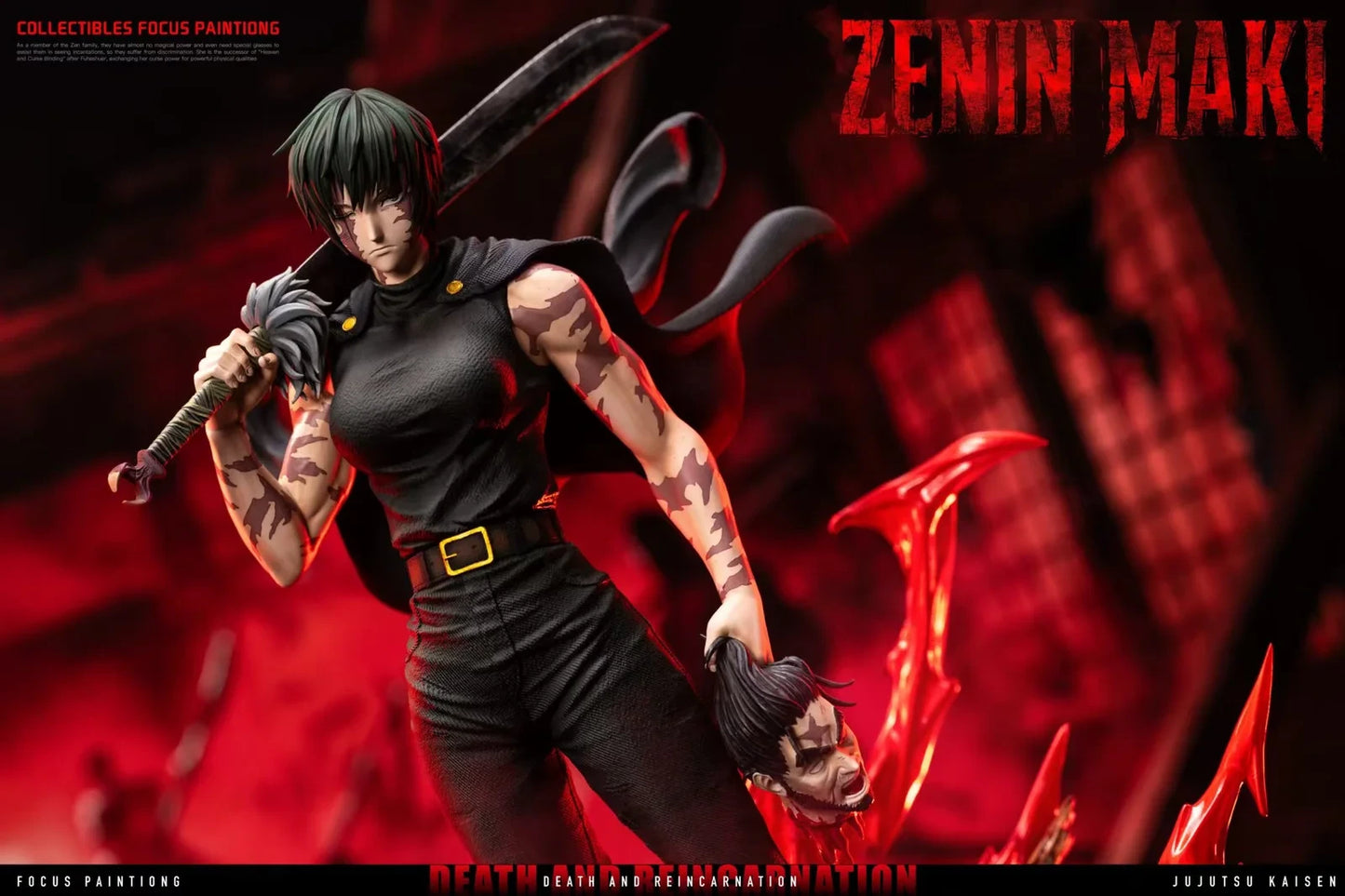 Preventa Resina Zenin Maki Figura Jujutsu Kaisen 1/6 BBA Estudio