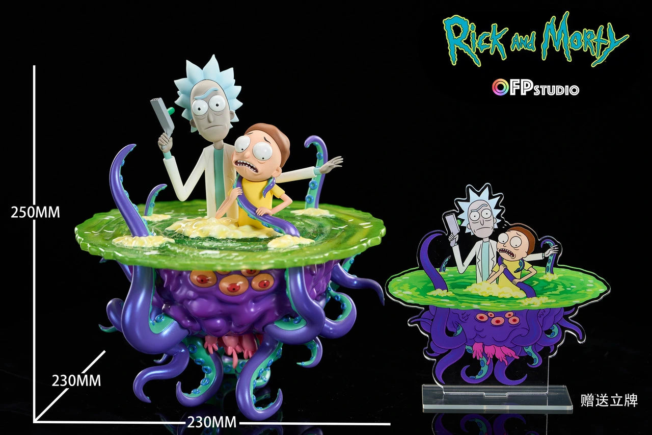 Preventa Resina Rick & Morty Figura Rick and Morty OFP  Estudio