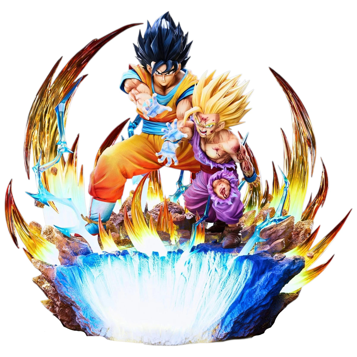 Preventa Resina Goku & Gohan Figura Dragon Ball 1/6, 1/4 Infinite Estudio