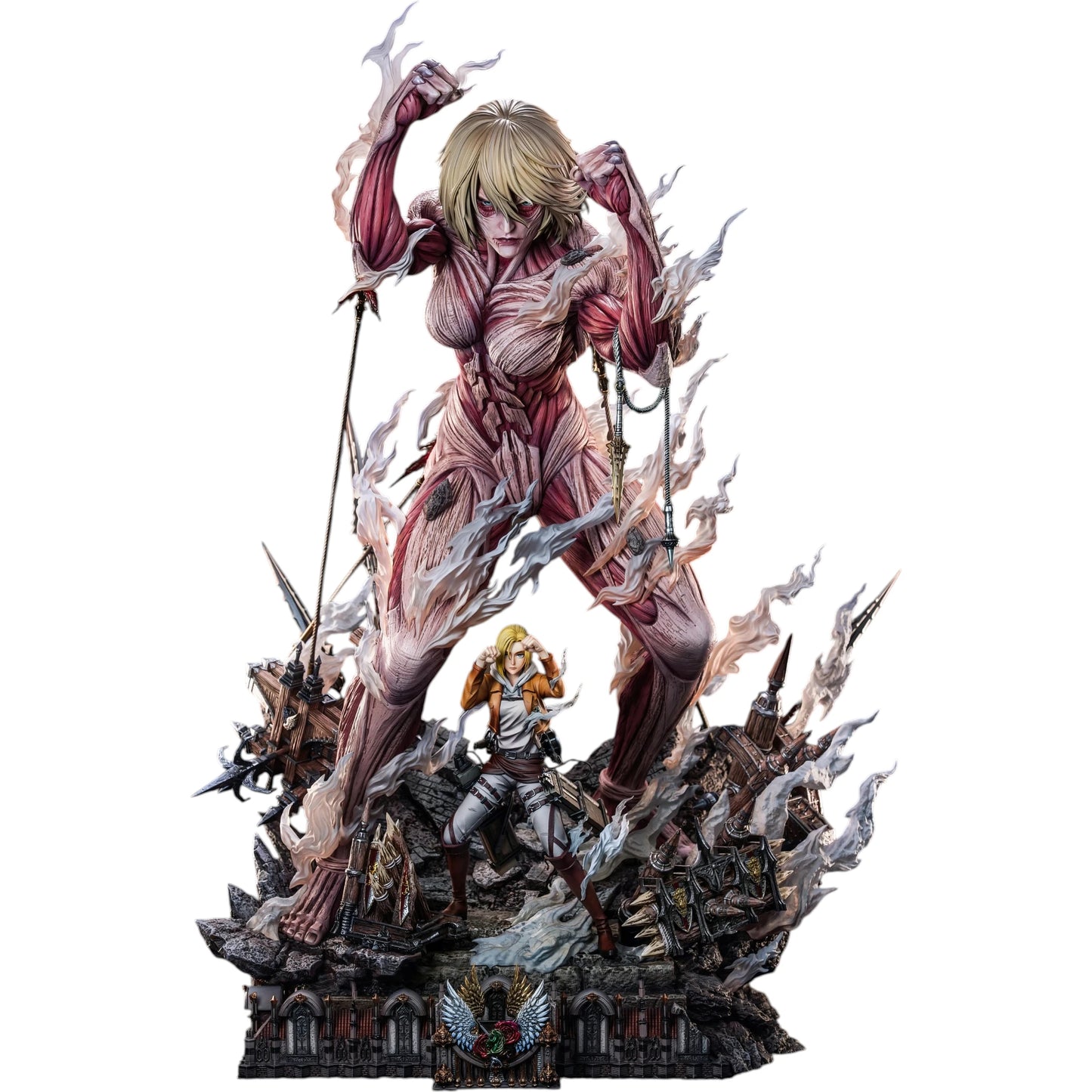 Preventa Resina Titan Femenino & Annie Leonhart Figura Attack On Titan Hertz  Estudio