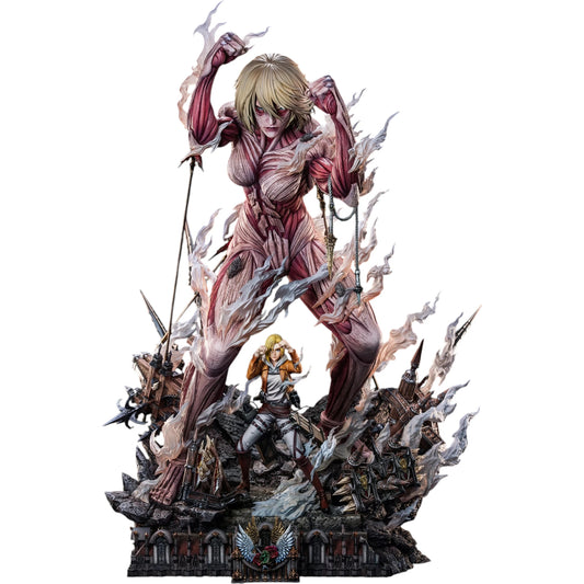 Preventa Resina Titan Femenino & Annie Leonhart Figura Attack On Titan Hertz  Estudio