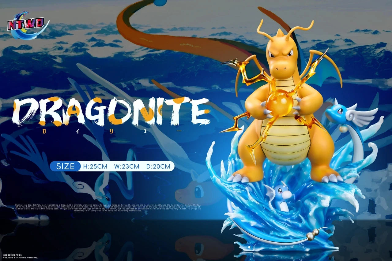Preventa Resina Dragonite Figura Pokemón 1/6 Ntwo Estudio