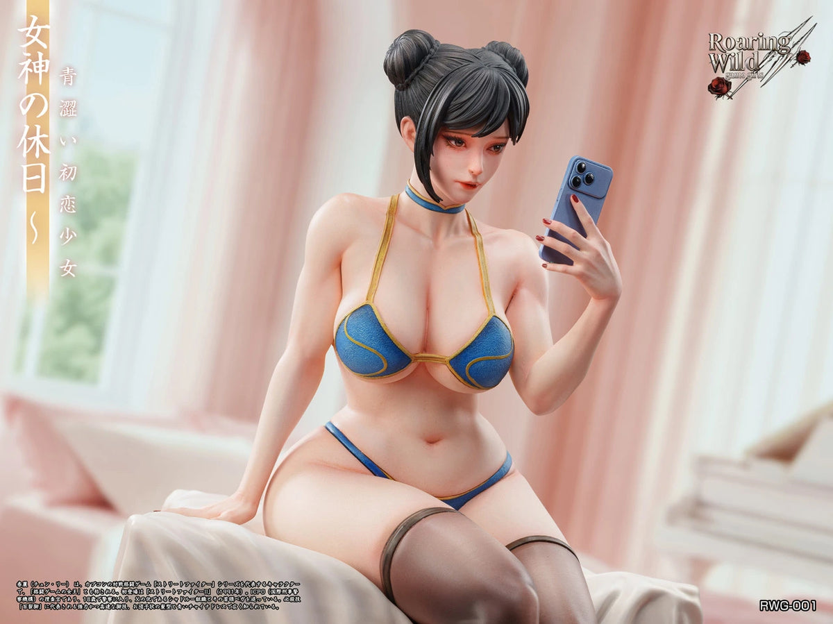 Preventa Resina Chun-Li Figura Street Fighter 1/4 Roaring Wild Estudio