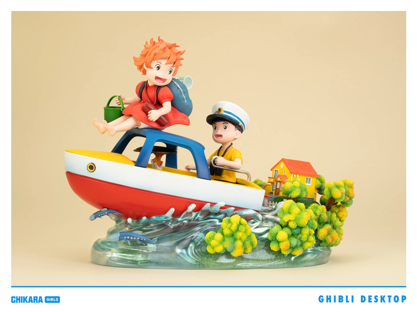 Preventa Resina Sosuke & Ponyo Figura Ponyo y el secreto de la sirenita Chikara Estudio