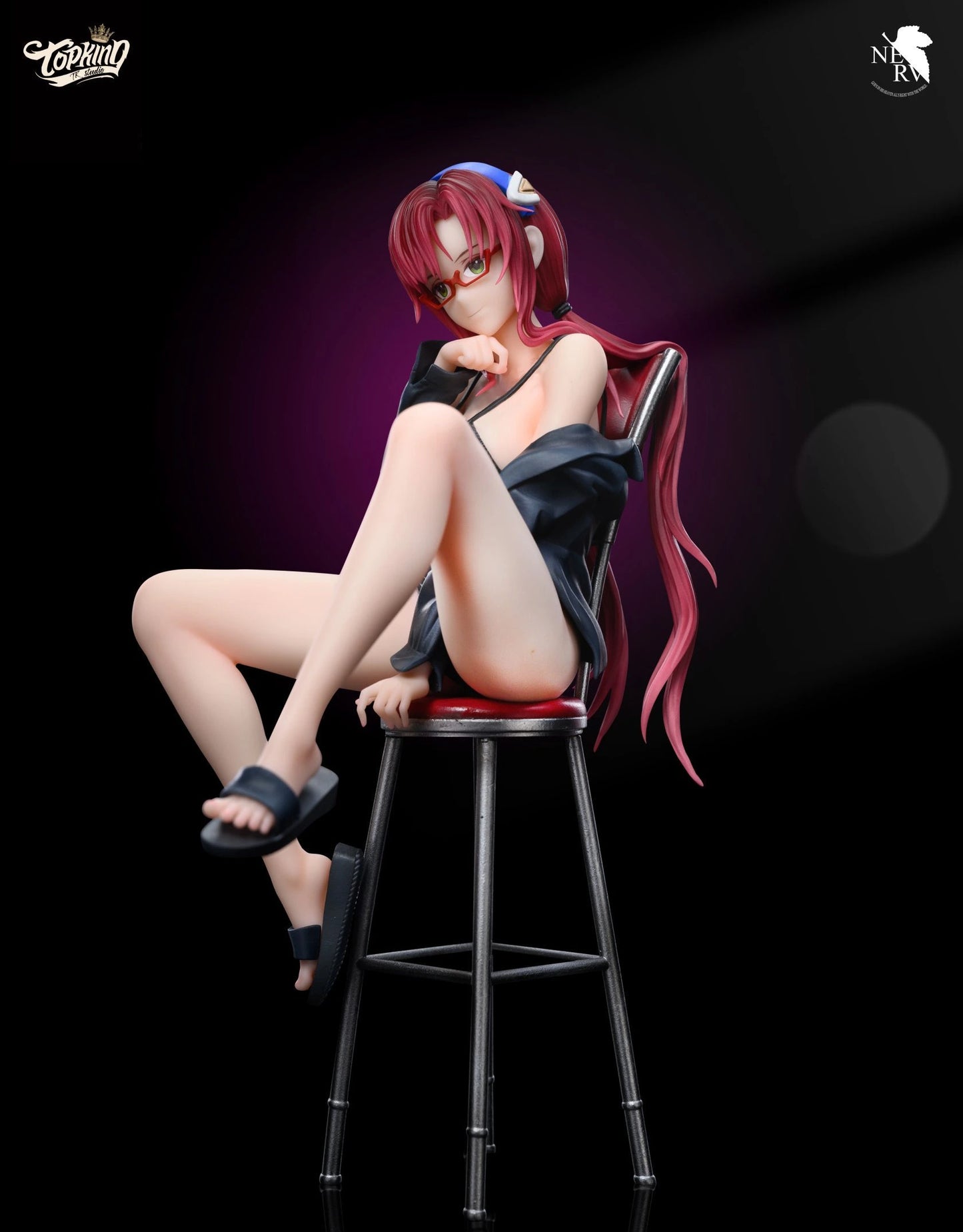 Preventa Resina Mari Makinami Figura Evangelion TOP King Estudio