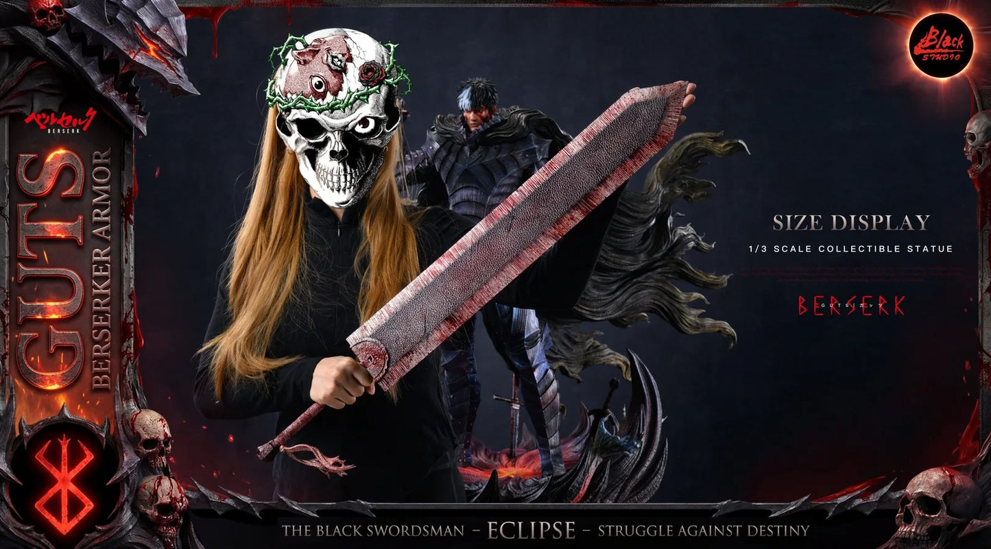 Preventa Resina Guts Figura Berserk Black Estudio