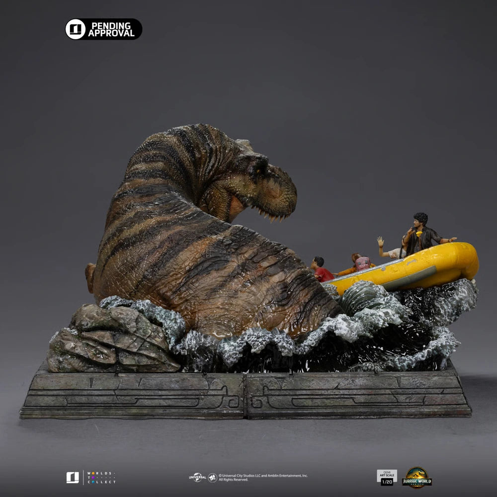 Preventa Resina T-Rex Figura Jurassic World: Rebirt Iron (Licencia) Estudio