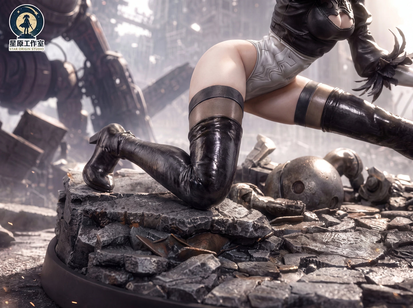 Preventa Resina 2B Figura Nier: Automata 1/6 Star Origin Estudio