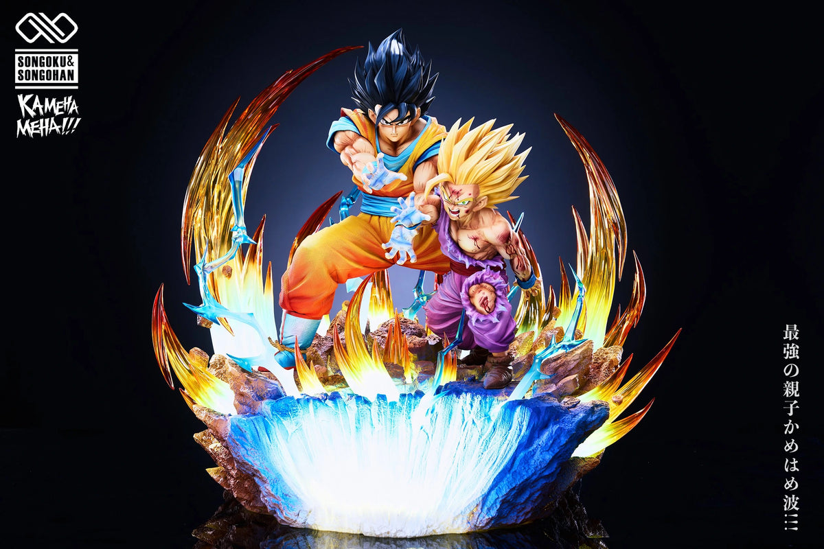 Preventa Resina Goku & Gohan Figura Dragon Ball 1/6, 1/4 Infinite Estudio