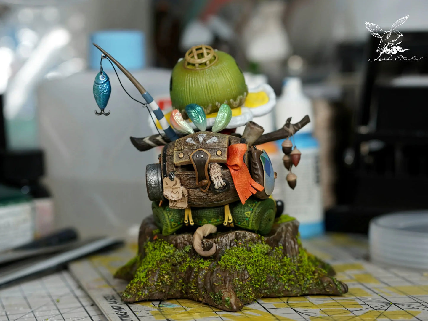 Preventa Resina Felyne Figura Monster Hunter Lark Estudio