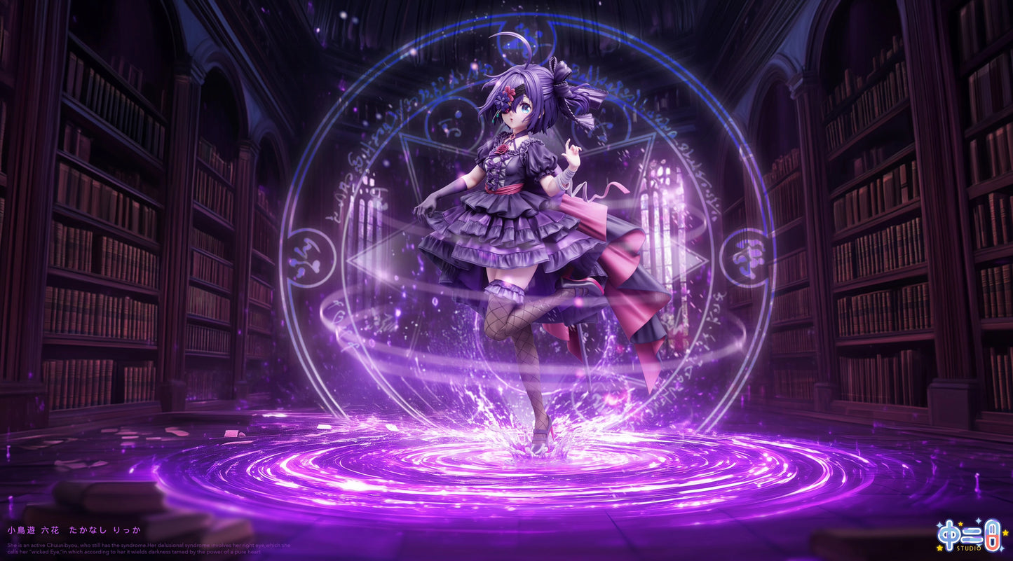 Preventa Resina Rikka Takanashi Figura Chunibiyou Demo Koi ga Shitai!  Zhhong Er Bing Estudio