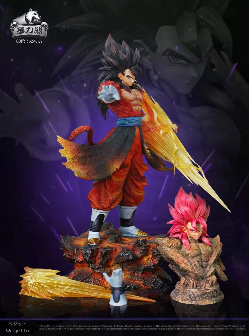 Preventa Resina Vegetto Xeno SS4 Figura Dragon Ball Violent Bear Estudio