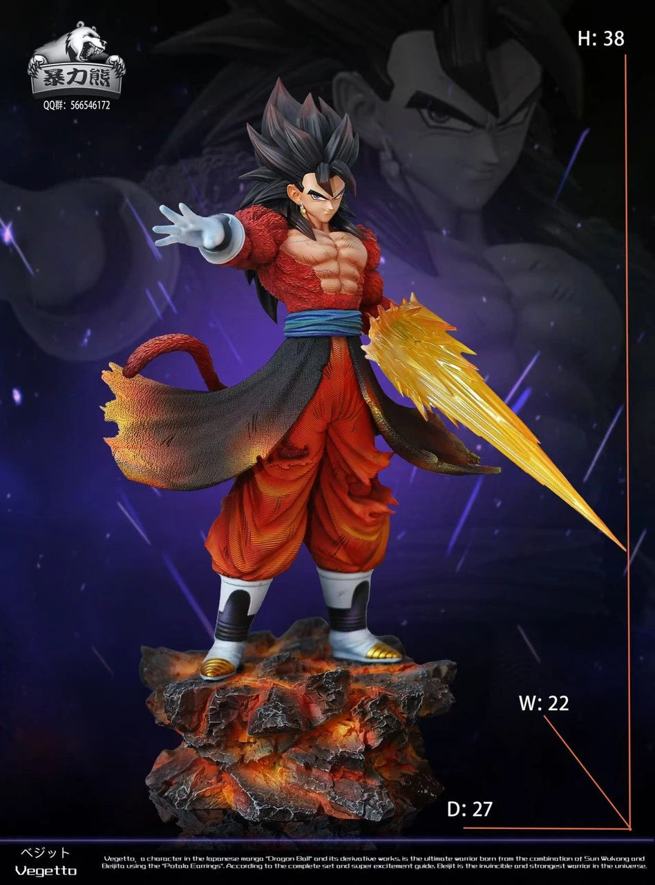 Preventa Resina Vegetto Xeno SS4 Figura Dragon Ball Violent Bear Estudio