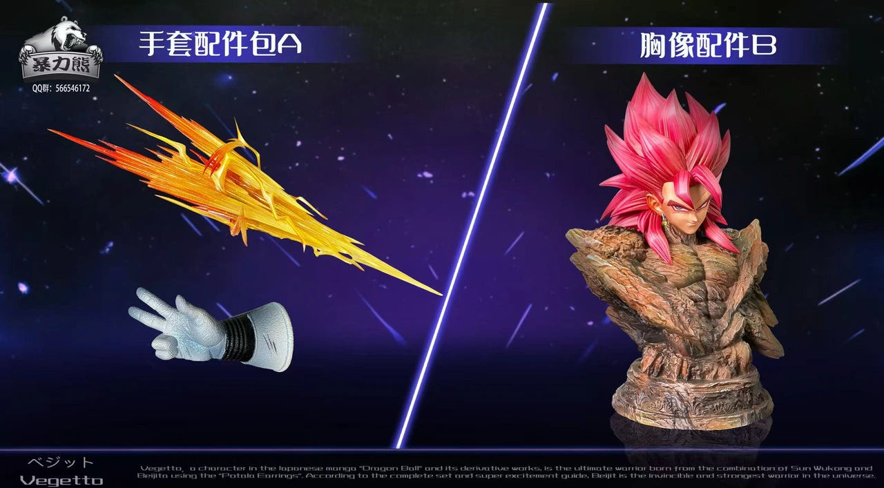 Preventa Resina Vegetto Xeno SS4 Figura Dragon Ball Violent Bear Estudio