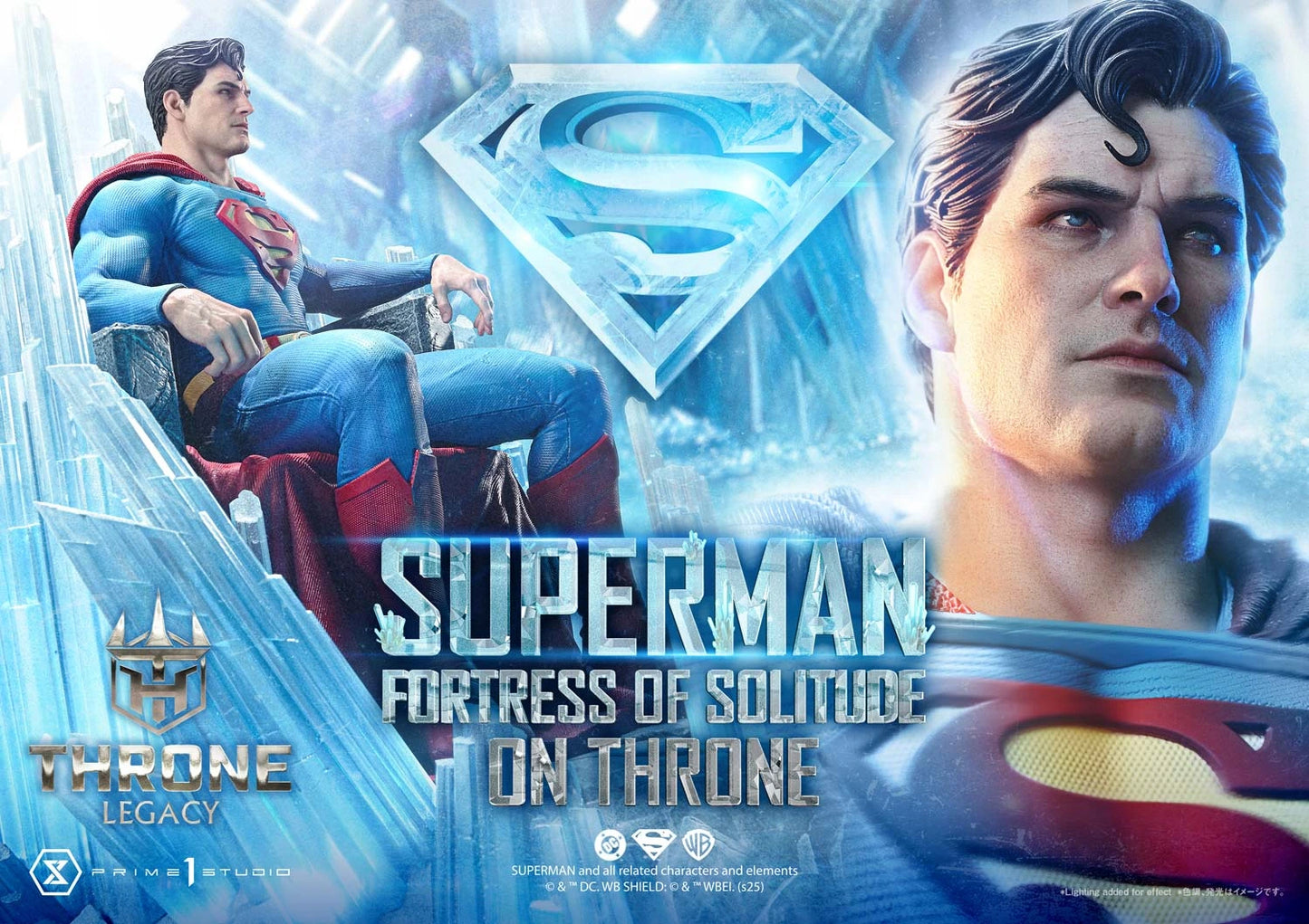 Preventa Resina Superman Throne Figura Superman (Comics) Prime 1 (Licencia) Estudio