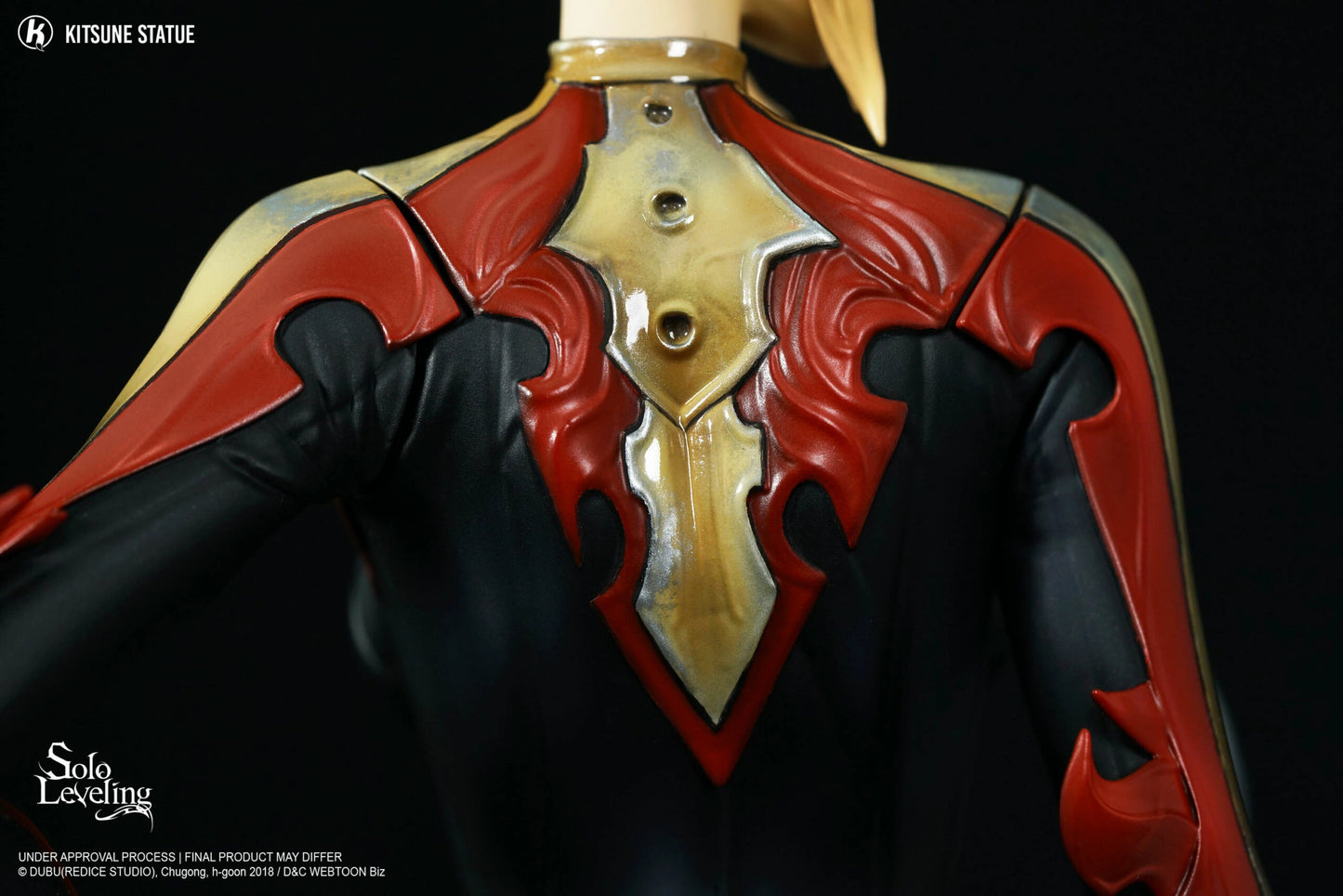Preventa Resina Cha Hae-In Figura Solo Leveling Kitsune Statue (Licencia) Estudio