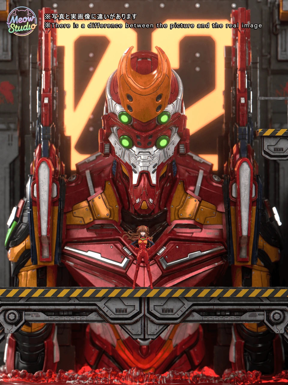 Preventa Resina EVA-02 & Asuka Figura Evangelion  MEOW Estudio