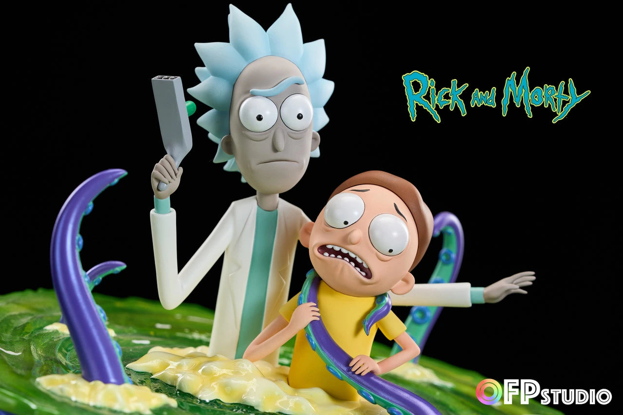 Preventa Resina Rick & Morty Figura Rick and Morty OFP  Estudio