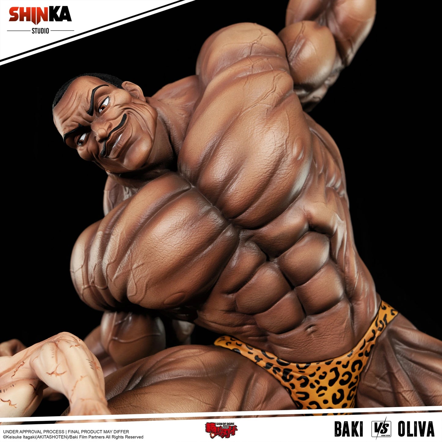 "Preventa Resina Baki vs Oliva Figura Baki the Grappler  Shinka (Licencia) Estudio"