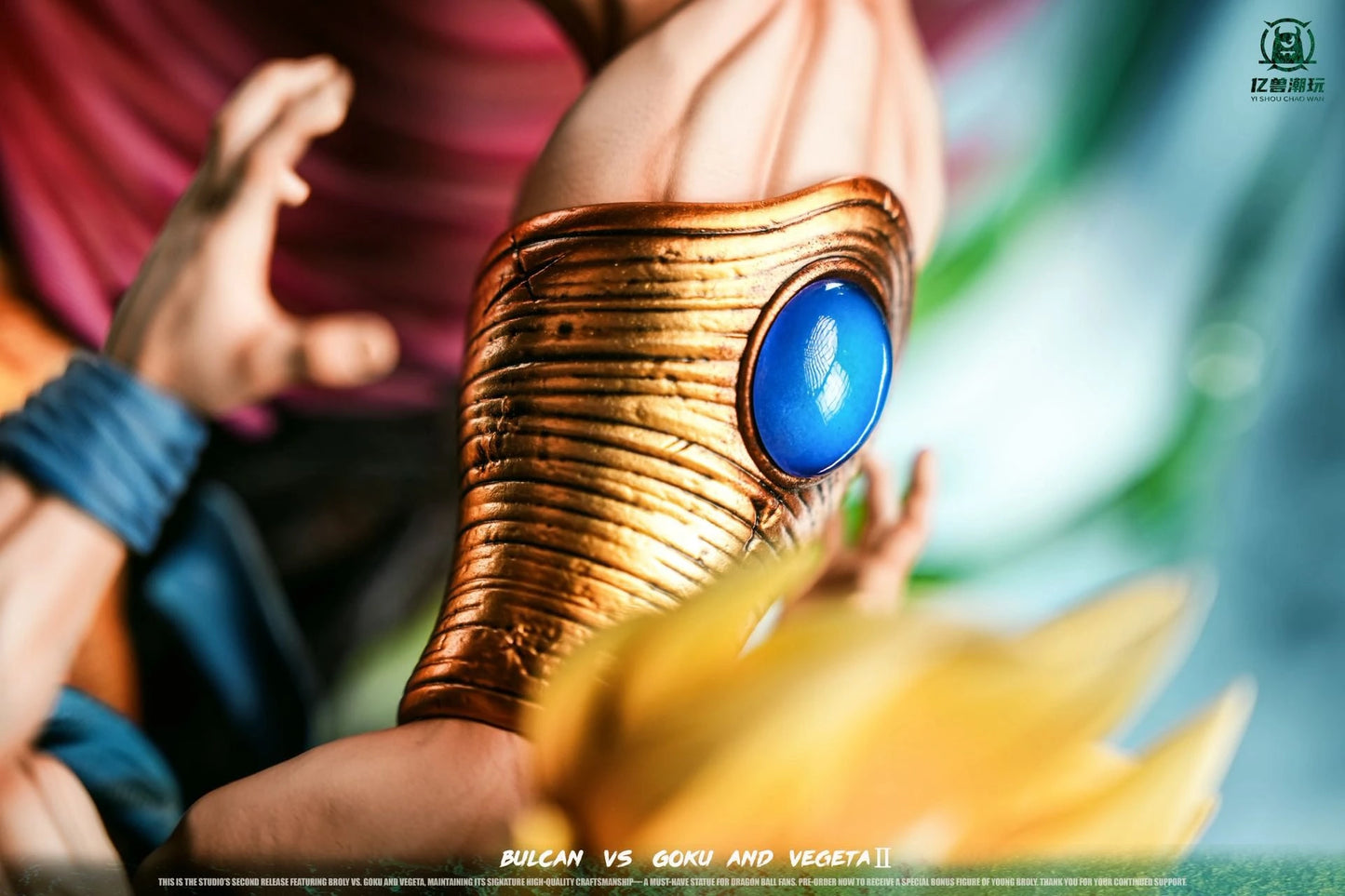 Preventa Resina Broly vs Goku & Vegeta Figura Dragon Ball 1/6 Yi Shou Estudio