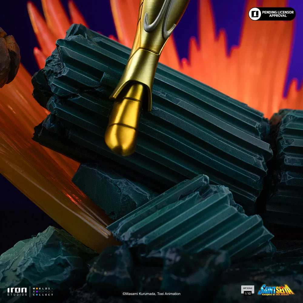 Preventa Resina Geminis de Saga Figura Caballeros del Zodiako Iron (Licencia) Estudio