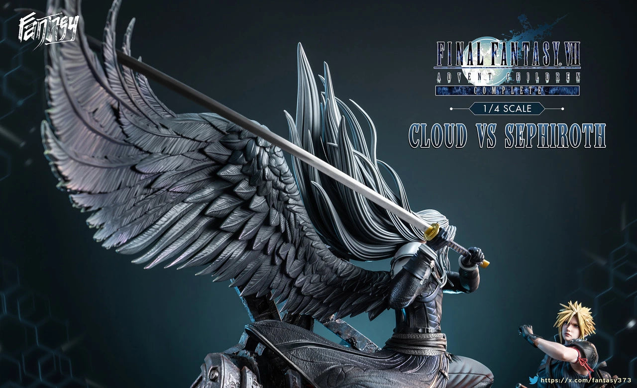 Preventa Resina Cloud vs Sephiroth Figura Final Fantasy VII Fantasy & Dragon  Estudio