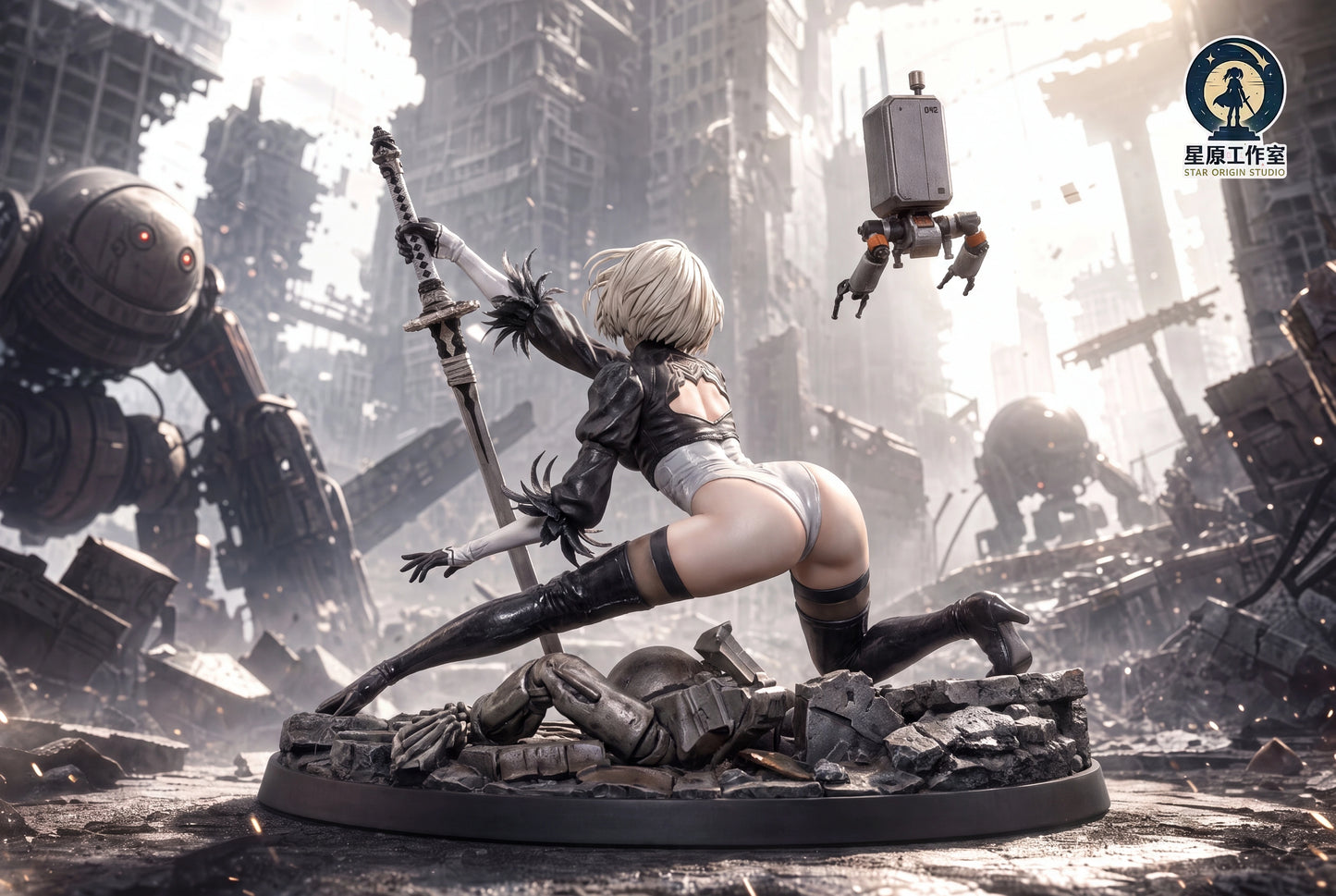 Preventa Resina 2B Figura Nier: Automata 1/6 Star Origin Estudio