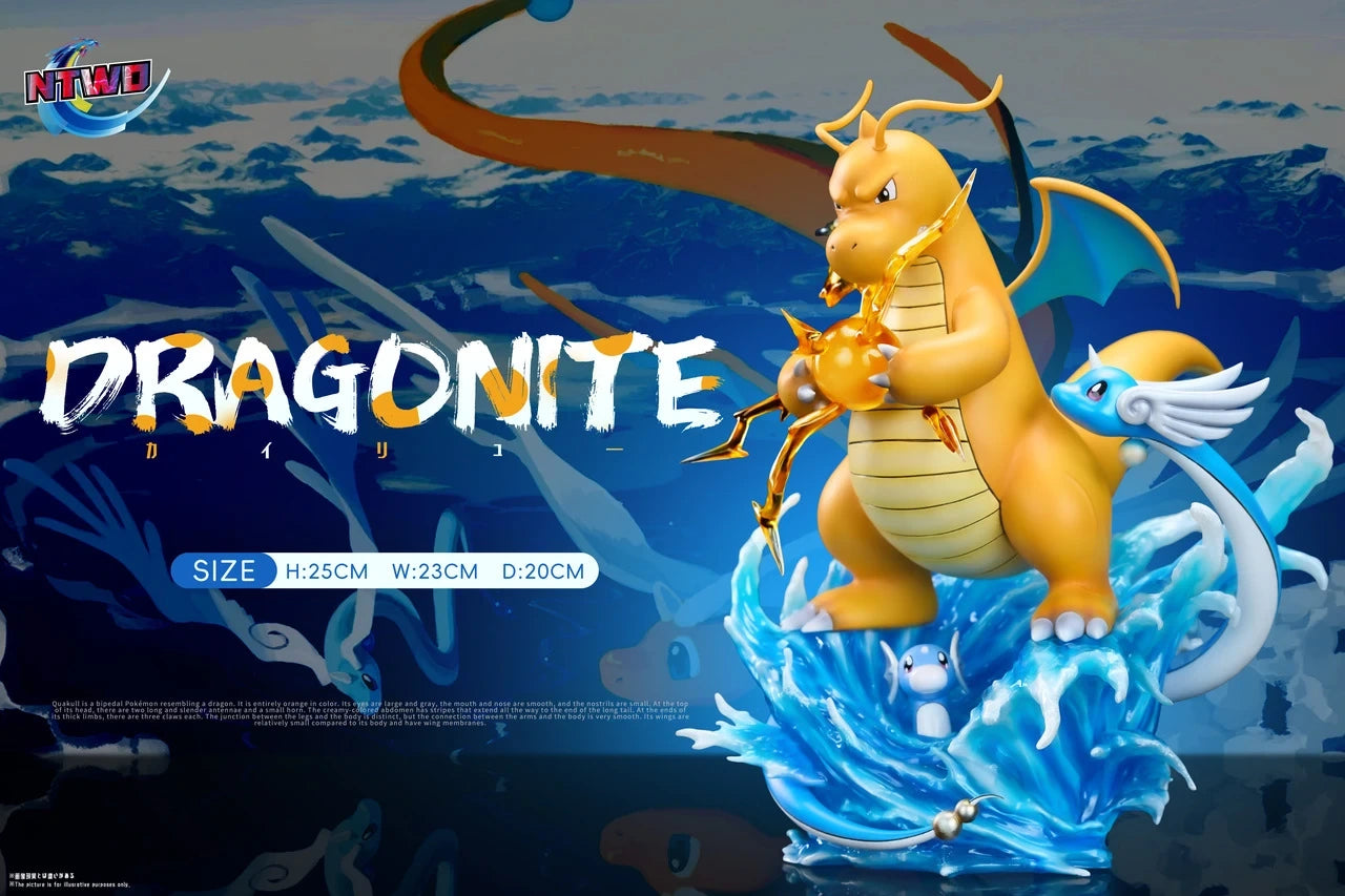 Preventa Resina Dragonite Figura Pokemón 1/6 Ntwo Estudio