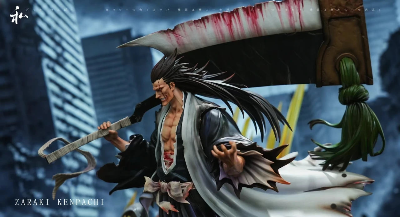 Preventa Resina Zaraki Kenpachi Figura Bleach 1/6 Moss Estudio