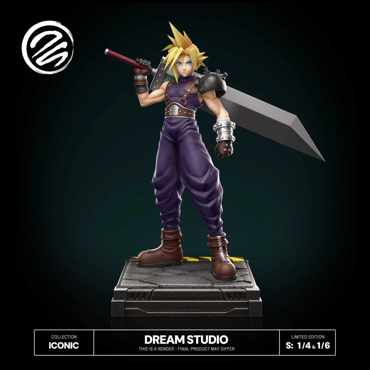 Preventa Resina Cloud Strife Figura Final Fantasy VII Dream Estudio