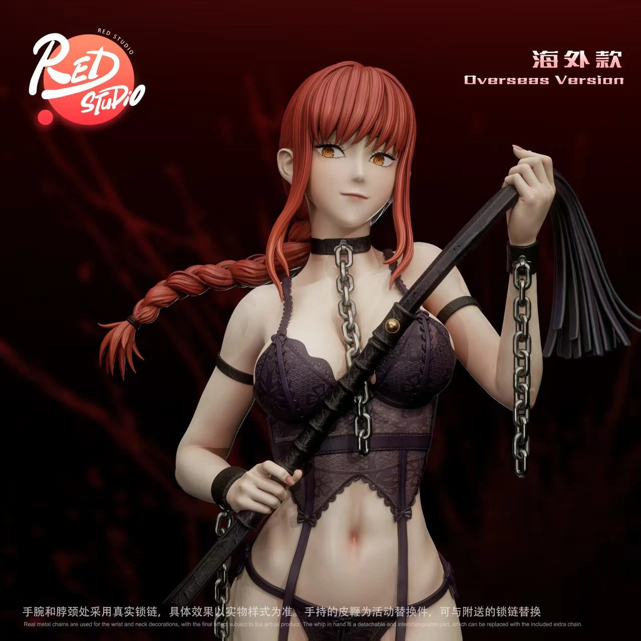 Preventa Resina Makima Figura Chainsaw Man Red Estudio