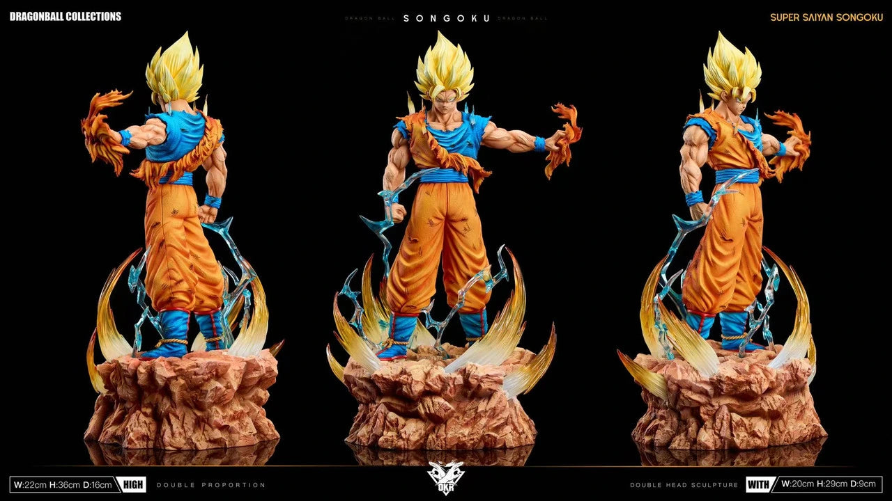 Preventa Resina Goku SSJ2 Figura Dragon Ball OKR  Estudio